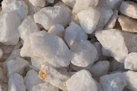 Texture, pattern, background. marble chips for landscaping pebbles close-up Stock Photos