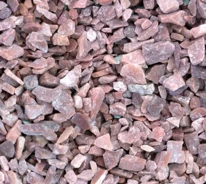Texture, pattern, background. marble chips for landscaping pebbles close-up Stockfoto's