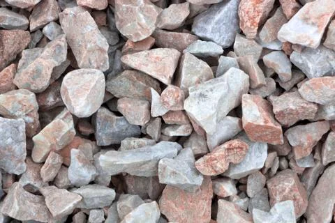 Texture, pattern, background. marble chips for landscaping pebbles close-up Stock Photos