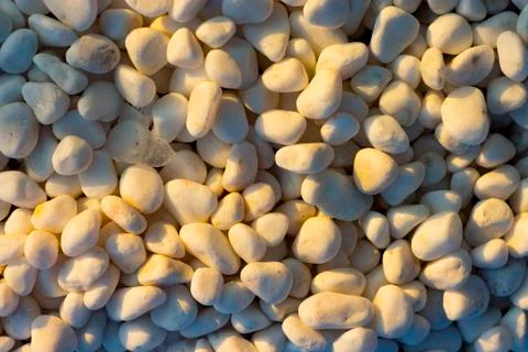 Texture, pattern, background. marble chips for landscaping pebbles close-up Stock Photos