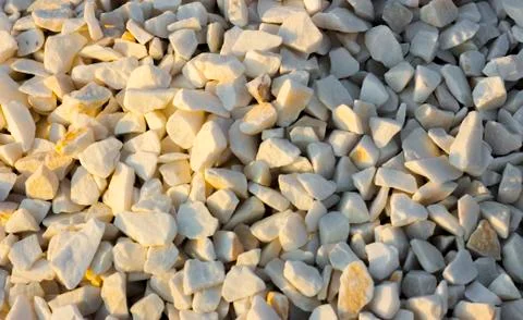 Texture, pattern, background. marble chips for landscaping pebbles close-up Stock Photos