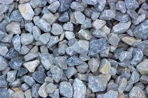 Texture, pattern, background. marble chips for landscaping pebbles close-up Stock Photos