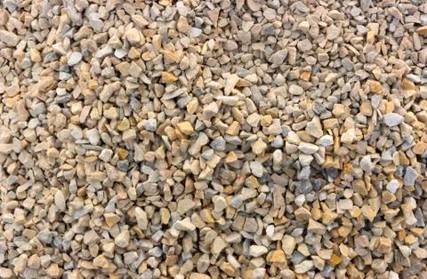 Texture, pattern, background. marble chips for landscaping pebbles close-up Stockfoto's