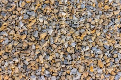 Texture, pattern, background. marble chips for landscaping pebbles close-up 스톡 사진