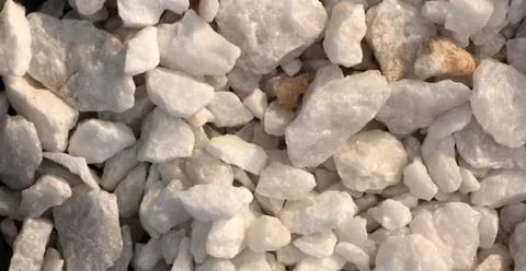 Texture, pattern, background. marble chips for landscaping pebbles close-up Stock Photos