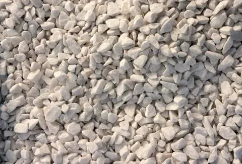 Texture, pattern, background. marble chips for landscaping pebbles close-up Stockfoto's