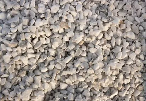 Texture, pattern, background. marble chips for landscaping pebbles close-up Stockfoto's