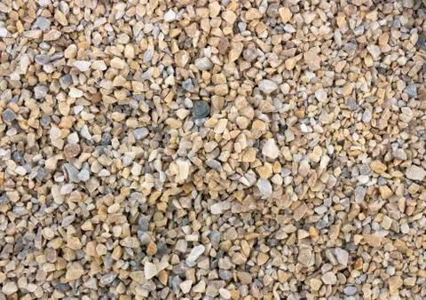 Texture, pattern, background. marble chips for landscaping pebbles close-up Stockfoto's