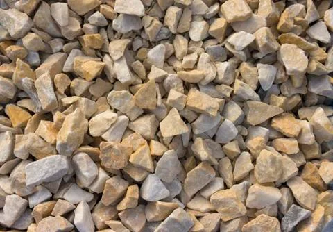 Texture, pattern, background. marble chips for landscaping pebbles close-up Stockfoto's