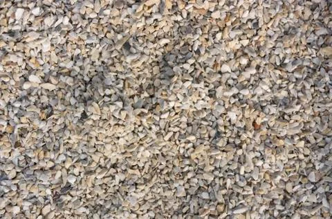 Texture, pattern, background. marble chips for landscaping pebbles close-up Stockfoto's