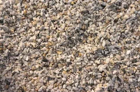 Texture, pattern, background. marble chips for landscaping pebbles close-up Stock Photos