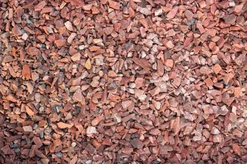 Texture, pattern, background. marble chips for landscaping pebbles close-up Stockfoto's