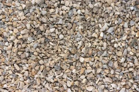 Texture, pattern, background. marble chips for landscaping pebbles close-up Stockfoto's