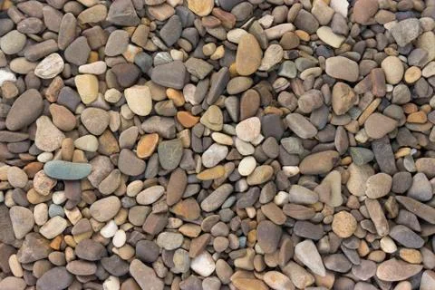 Texture, pattern, background. marble chips for landscaping pebbles close-up Stock Photos
