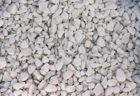 Texture, pattern, background. marble chips for landscaping pebbles close-up Stock Photos