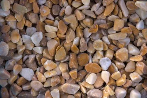 Texture, pattern, background. marble chips for landscaping pebbles close-up 스톡 사진