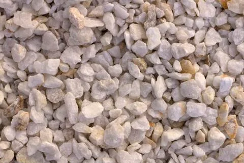 Texture, pattern, background. marble chips for landscaping pebbles close-up Foto stock