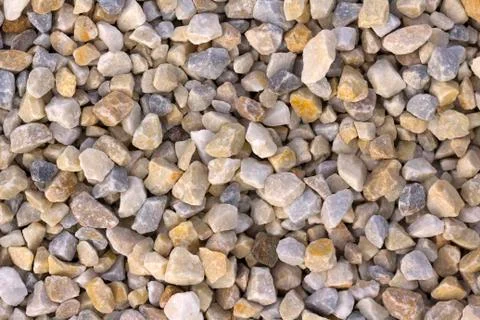 Texture, pattern, background. marble chips for landscaping pebbles close-up Stock Photos