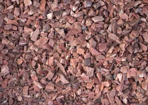 Texture, pattern, background. marble chips for landscaping pebbles close-up Foto stock