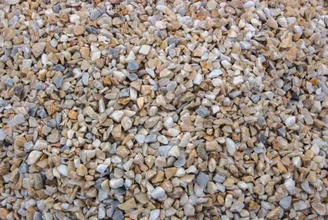 Texture, pattern, background. marble chips for landscaping pebbles close-up Stock Photos