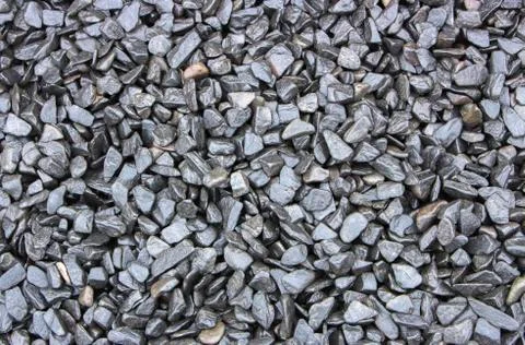 Texture, pattern, background. marble chips for landscaping pebbles close-up Stock Photos