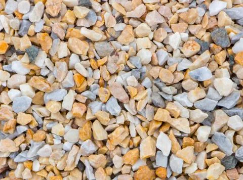 Texture, pattern, background. marble chips for landscaping pebbles close-up 스톡 사진