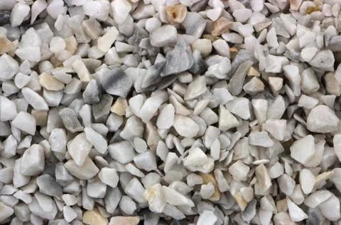 Texture, pattern, background. marble chips for landscaping pebbles close-up Stock Photos