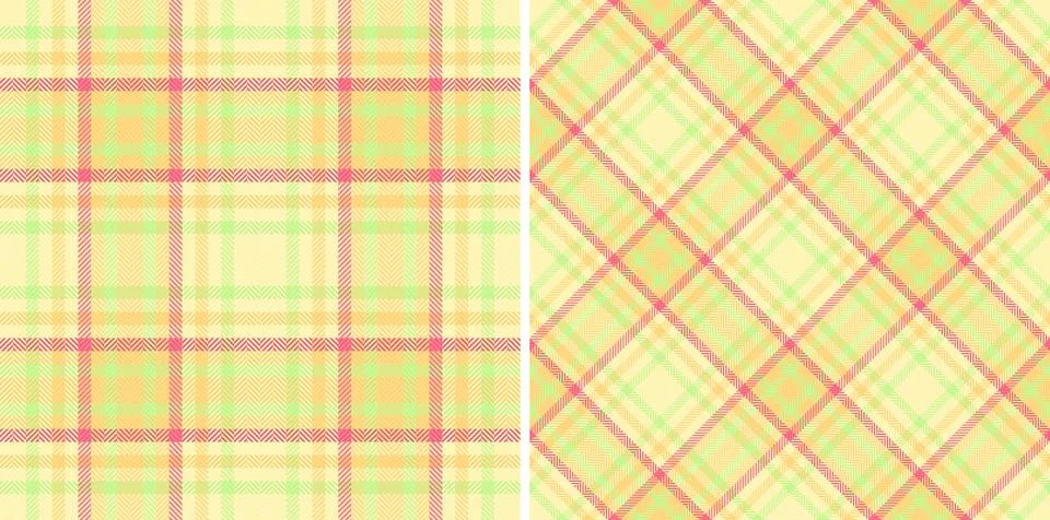 Texture pattern check of vector fabric seamless with a textile plaid tartan.. Stock Illustration