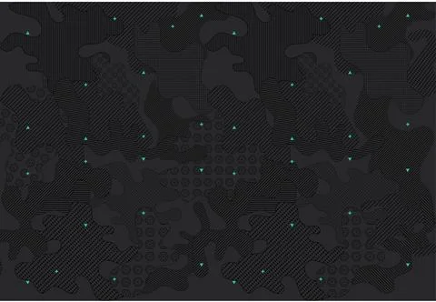 Texture pattern complex design, military, line, perfect for UV varnish printing Stock Illustration