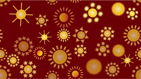 The texture of the pattern is seamless from a multitude of warm bright cheerf イラスト素材