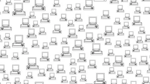The texture pattern is seamless from old black and white retro hipster antiqu Stock Illustration