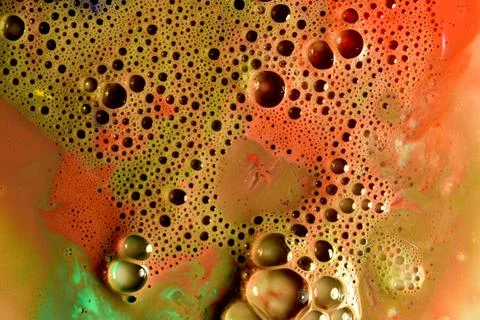 Texture pattern from soap bubbles. Stock Photos