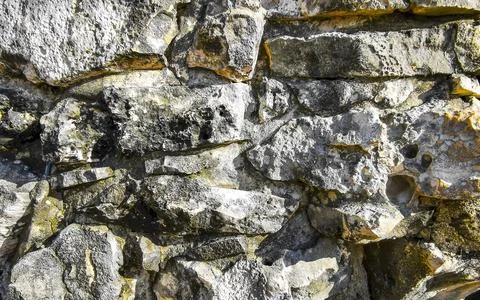 Texture pattern of Tulum ruins Mayan site temple pyramids Mexico. 스톡 사진