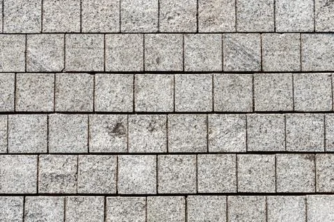 The texture of paving stone masonry Stock Photos