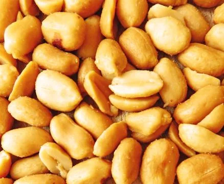 Texture of peanuts in the kitchen Stock Photos