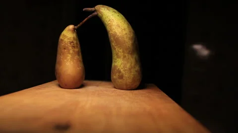 Texture of pears Stock Footage 44786175