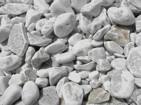 Texture of pebbles from a beach shore Foto stock
