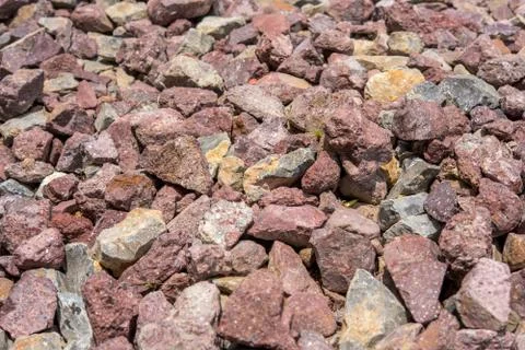 Texture of pebbles Fotos Stock