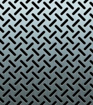 Texture of perforated metal sheet Stock Illustration