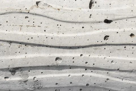 Texture photo of wavy concrete pattern. Stock Photos