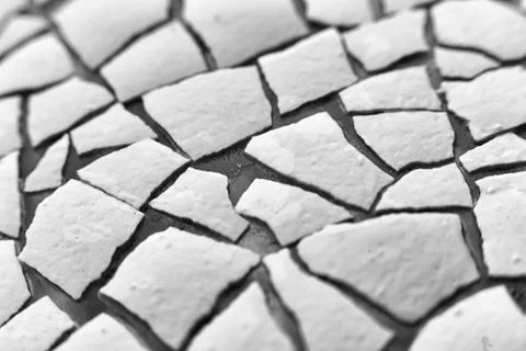 The texture of pieces of egg Foto stock