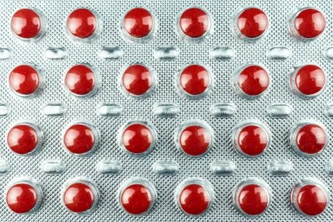 The texture of the pills Stock Photos