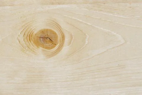 The texture of the pine plank with knot Stock Photos