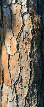 Texture of a pine tree trunk. Abstract pattern. Tree bark. Stock Photos