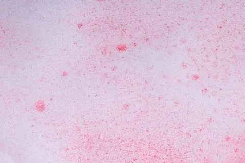 Texture of pink foam with bubbles Stock Photos