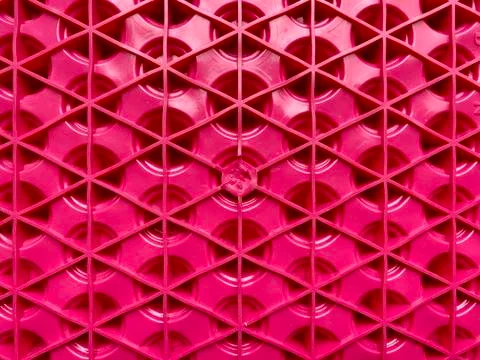 Texture of pink plastic close up, abstract background Stock Photos