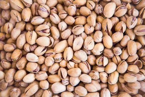 Texture of pistachio. Background or pattern of pistachio. Foto stock