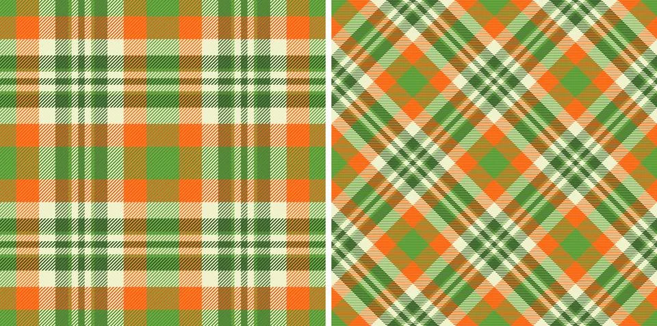 Texture plaid textile of check pattern seamless with a fabric vector tartan.. Stockillustratie
