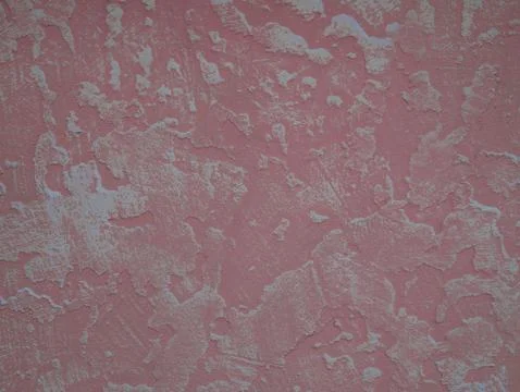 Texture of the plaster. The wall is covered with decorative colored putty. An Stock Photos