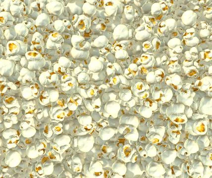 The texture of the popcorn Stock Photos